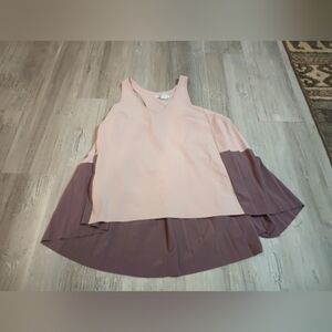 Athleta Pink and Purple Layered flowy Tank Top sz XXS